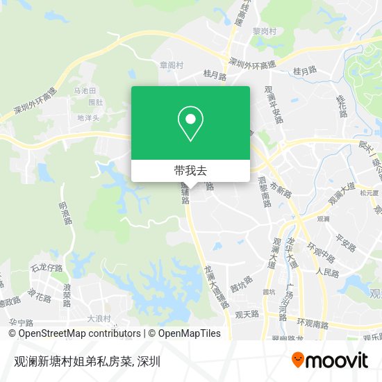 观澜新塘村姐弟私房菜地图