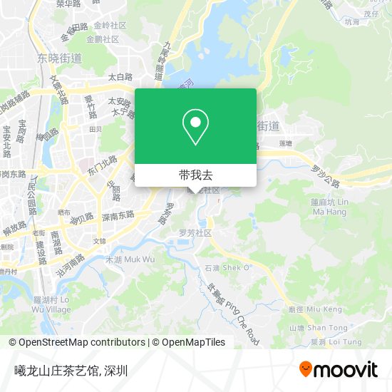曦龙山庄茶艺馆地图