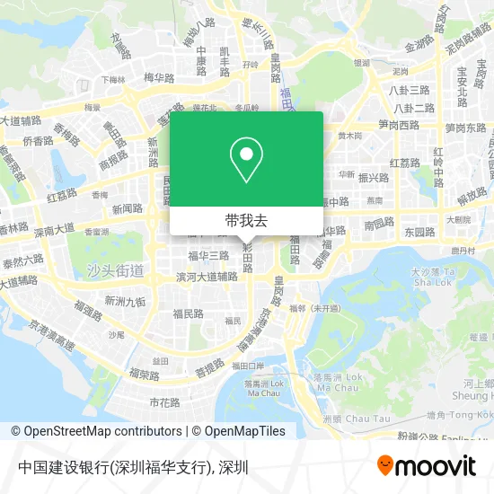 中国建设银行(深圳福华支行)地图