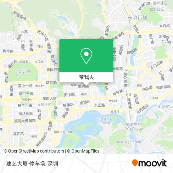 建艺大厦-停车场地图