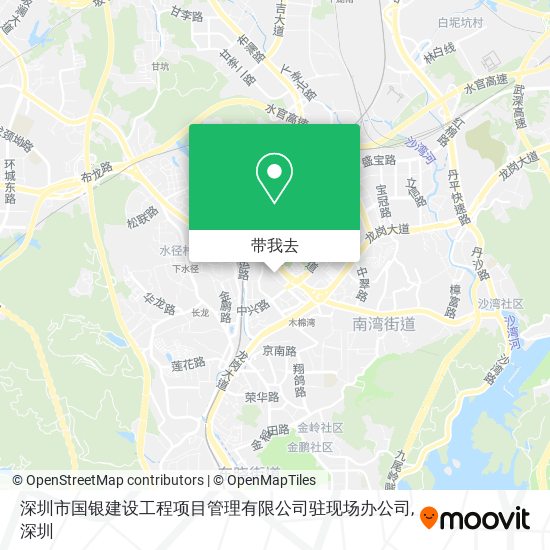 深圳市国银建设工程项目管理有限公司驻现场办公司地图