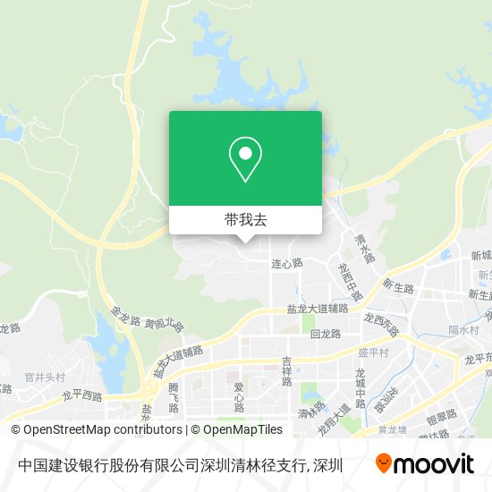 中国建设银行股份有限公司深圳清林径支行地图