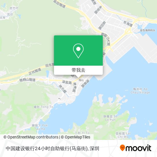 中国建设银行24小时自助银行(马庙街)地图