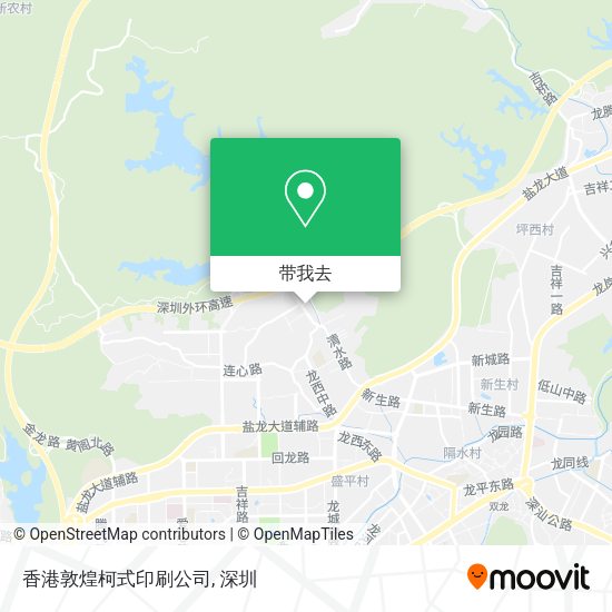 香港敦煌柯式印刷公司地图