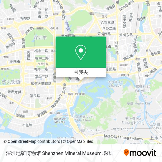 深圳地矿博物馆 Shenzhen Mineral Museum地图