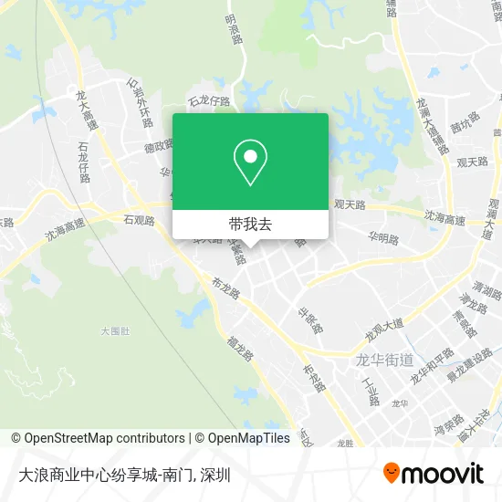 大浪商业中心纷享城-南门地图