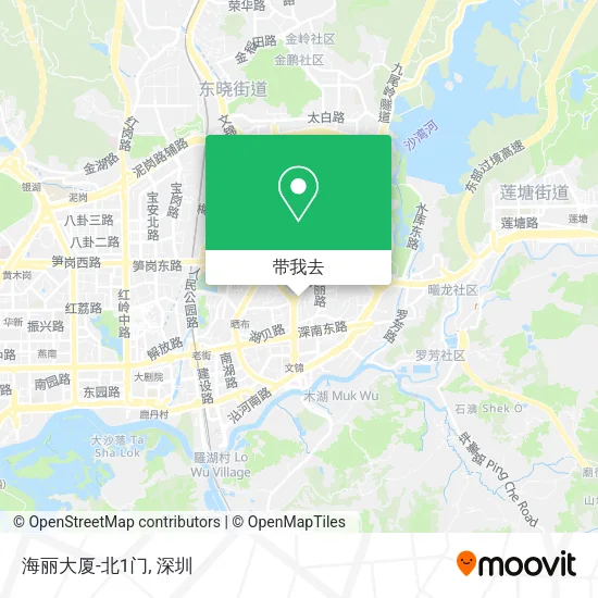 海丽大厦-北1门地图