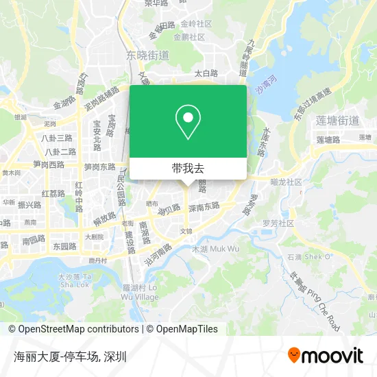 海丽大厦-停车场地图