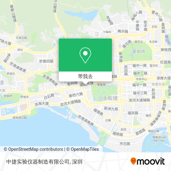 中捷实验仪器制造有限公司地图