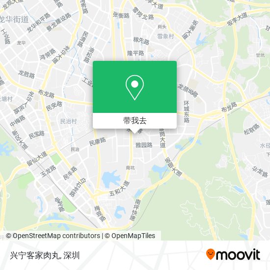 兴宁客家肉丸地图
