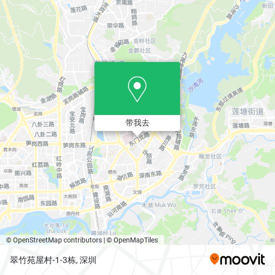翠竹苑屋村-1-3栋地图
