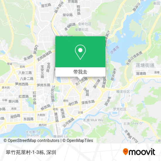翠竹苑屋村-1-3栋地图