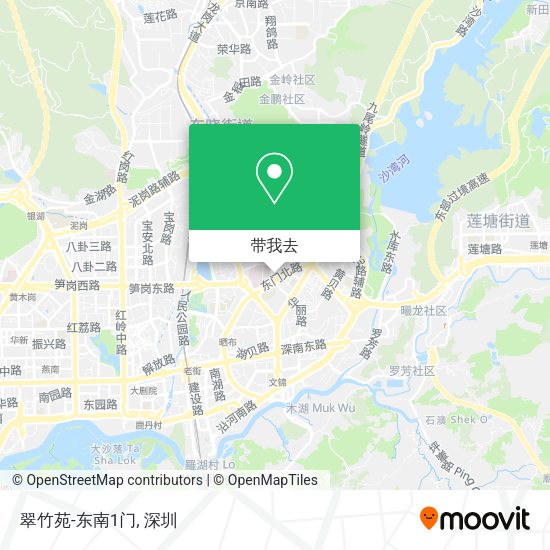 翠竹苑-东南1门地图