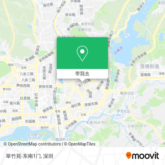 翠竹苑-东南1门地图