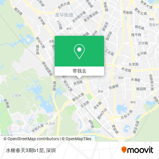 水榭春天3期b1层地图