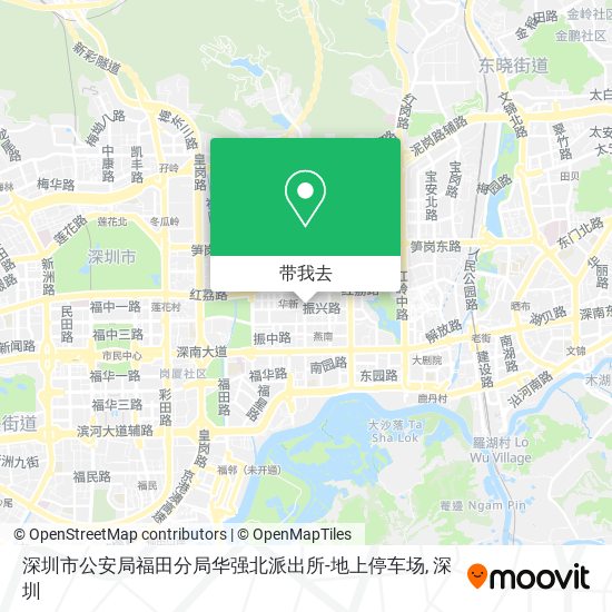 深圳市公安局福田分局华强北派出所-地上停车场地图