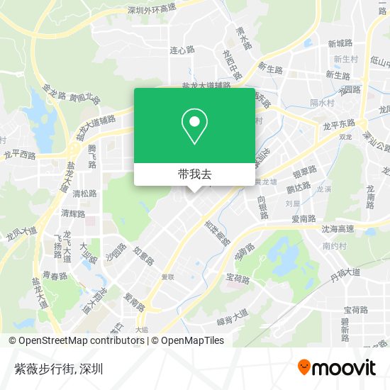 紫薇步行街地图