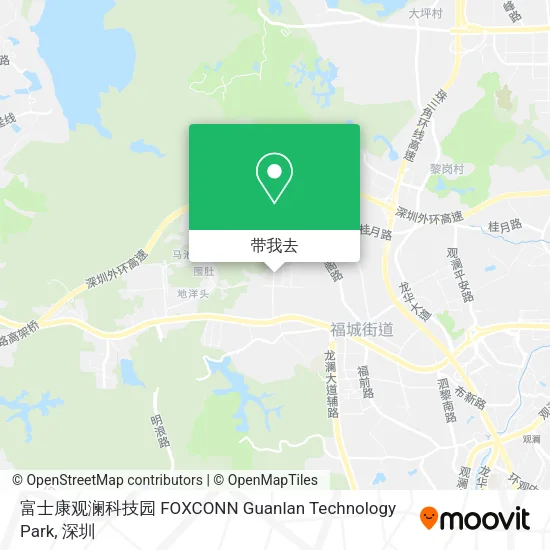 富士康观澜科技园 FOXCONN Guanlan Technology Park地图