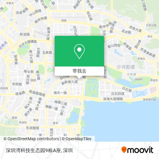 深圳湾科技生态园9栋A座地图