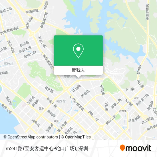 m241路(宝安客运中心-蛇口广场)地图
