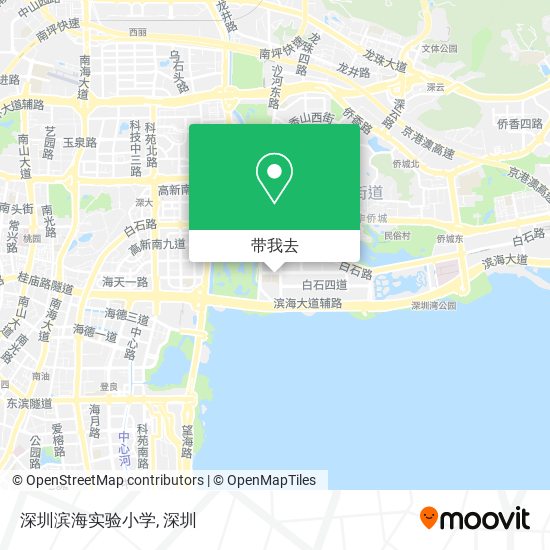 深圳滨海实验小学地图