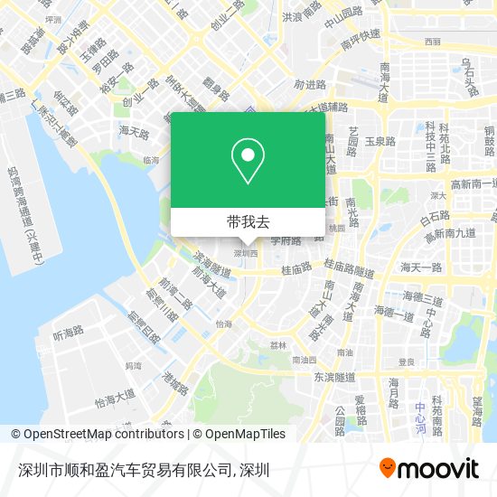 深圳市顺和盈汽车贸易有限公司地图