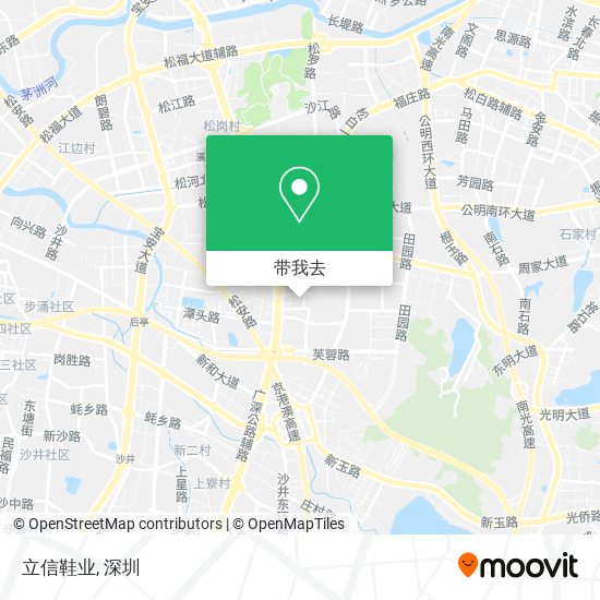 立信鞋业地图