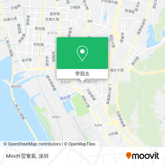 Mini外贸童装地图