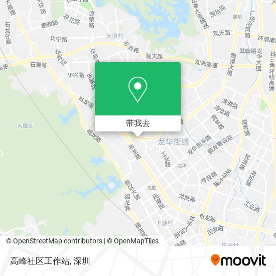 高峰社区工作站地图