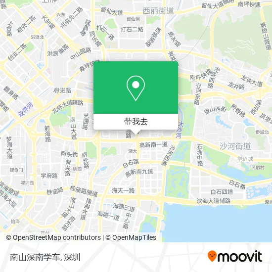 南山深南学车地图