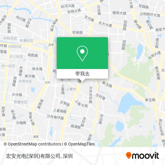 宏安光电(深圳)有限公司地图