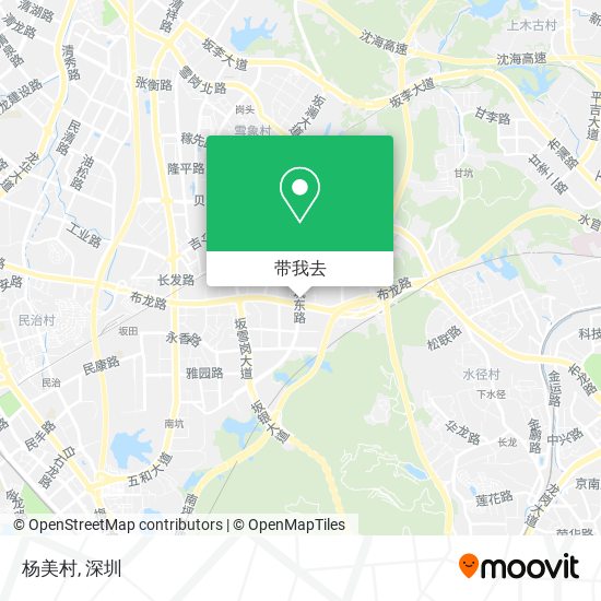 杨美村地图
