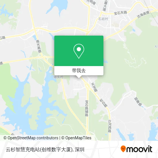 云杉智慧充电站(创维数字大厦)地图