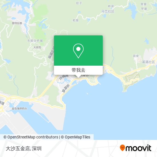 大沙五金店地图