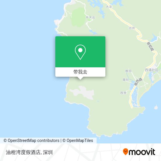 油柑湾度假酒店地图