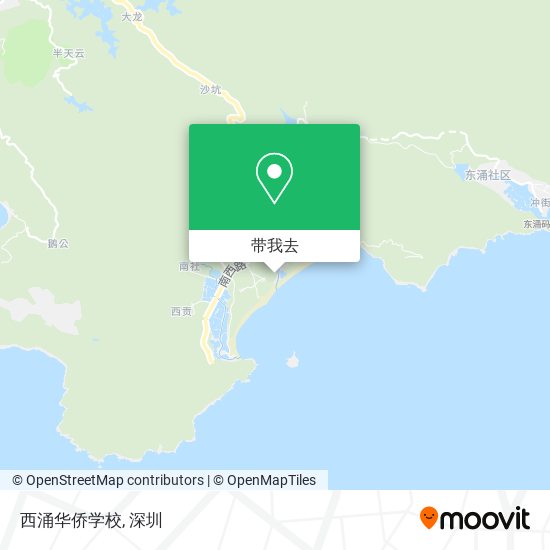 西涌华侨学校地图