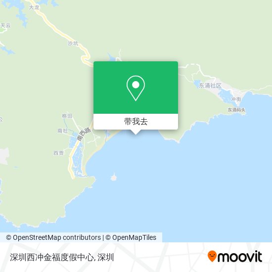 深圳西冲金福度假中心地图