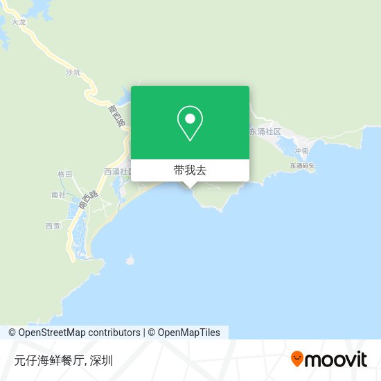元仔海鲜餐厅地图