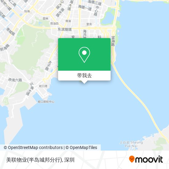 美联物业(半岛城邦分行)地图