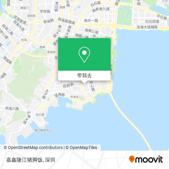 嘉鑫隆江猪脚饭地图