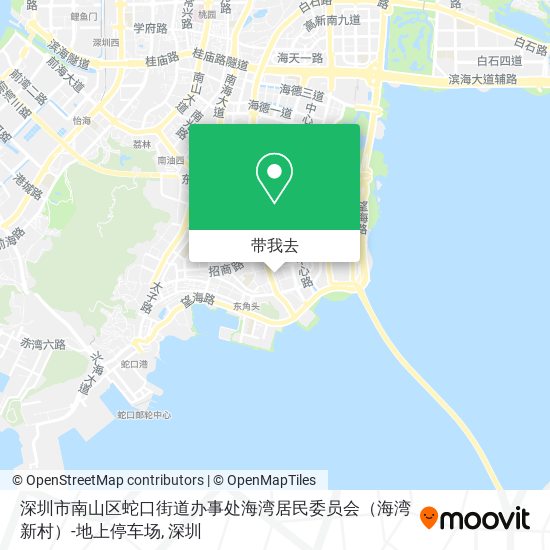 深圳市南山区蛇口街道办事处海湾居民委员会（海湾新村）-地上停车场地图