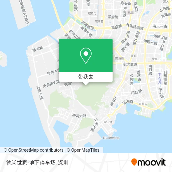 德尚世家-地下停车场地图