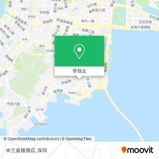 米兰嘉顿酒店地图