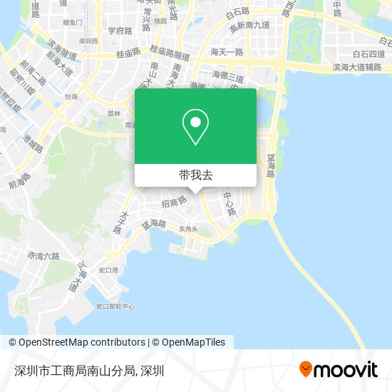 深圳市工商局南山分局地图