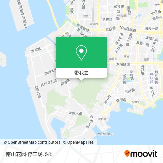 南山花园-停车场地图