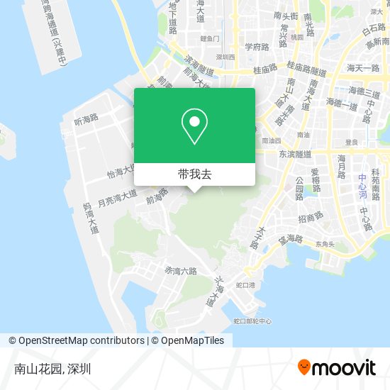 南山花园地图