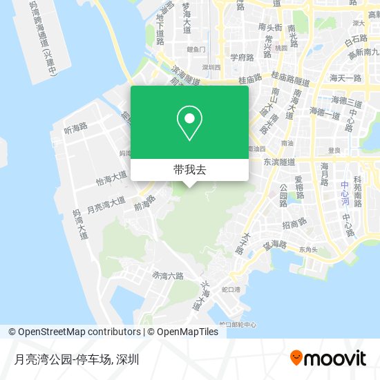 月亮湾公园-停车场地图