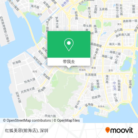 红狐美容(前海店)地图