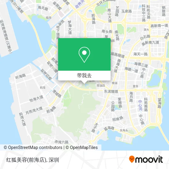 红狐美容(前海店)地图