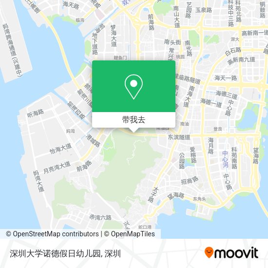 深圳大学诺德假日幼儿园地图